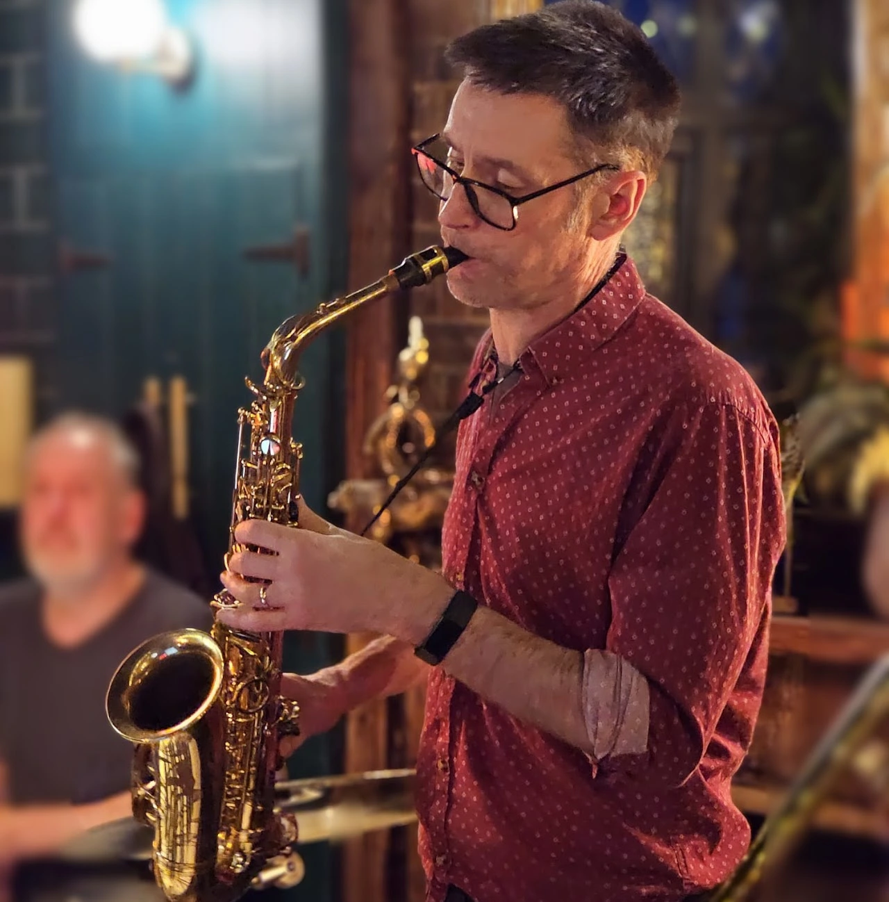Russell, saxophone and keys