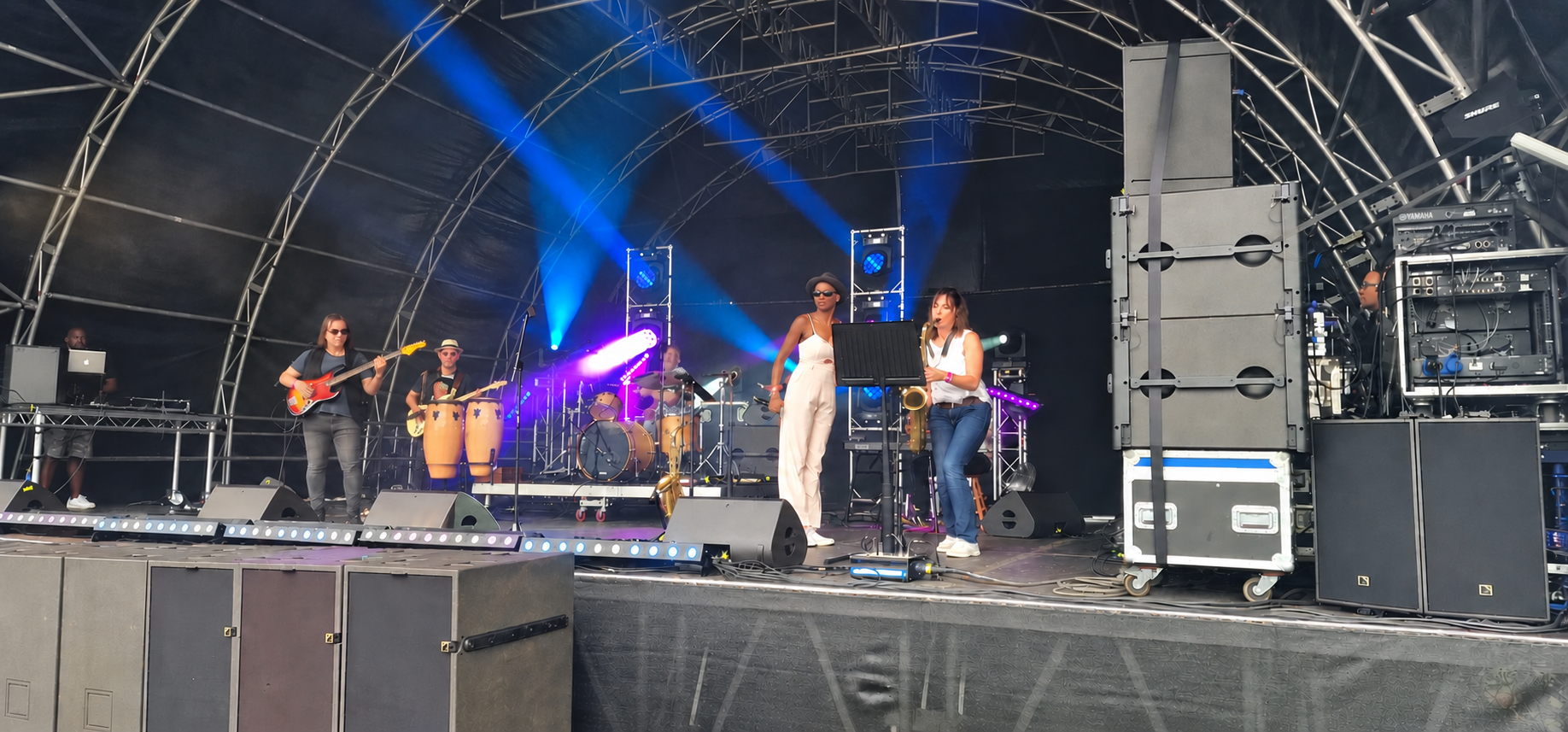 Groove 101 performing live on stage